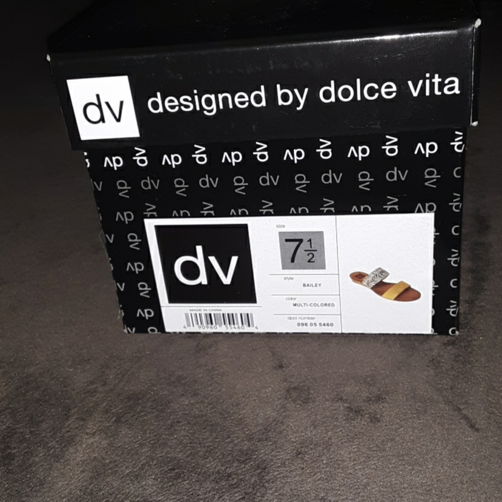 Dolca Vita Zebra Print Strappy Slide Sandals - Picture 5 of 5